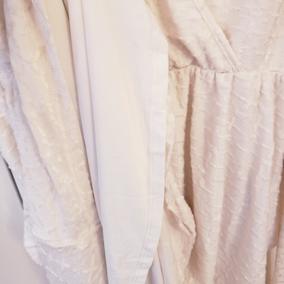 RACHEL Roy New $149 Ivory Velvet Plus size MIDI - Picture 5 of 7